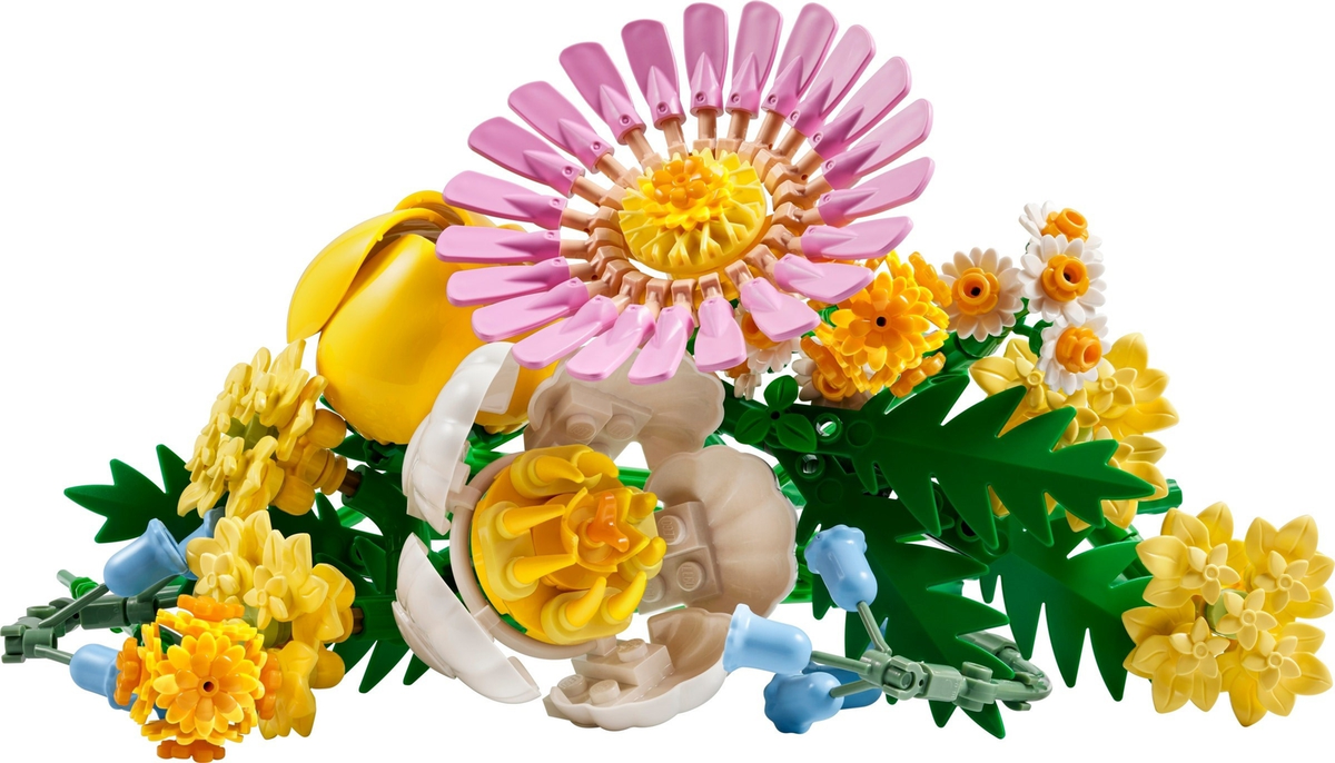 LEGO Botanicals Petite Sunny Bouquet Set #10347 Includes Instructions