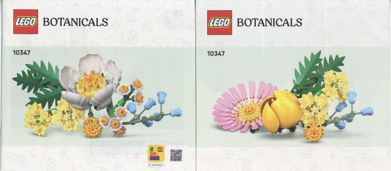 LEGO Botanicals Petite Sunny Bouquet Set #10347 Includes Instructions