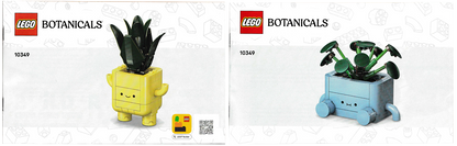 LEGO Botanicals Happy Plants Set #10349 Includes Instructions