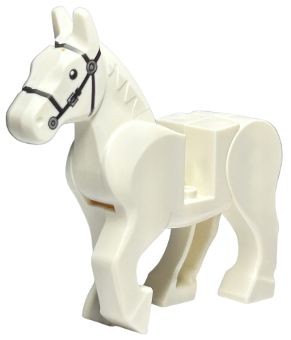 LEGO Animal White Horse With Movable Legs