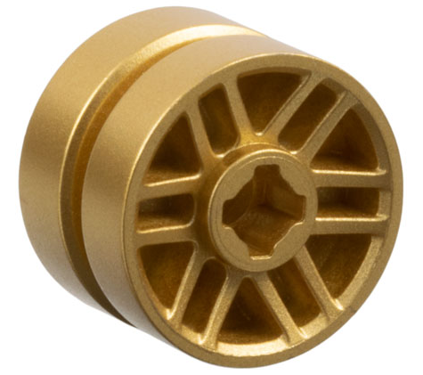 LEGO Metallic Gold Wheel 14mm x 9.9mm / Rare Colour / Sydney Architecture / First Lego League