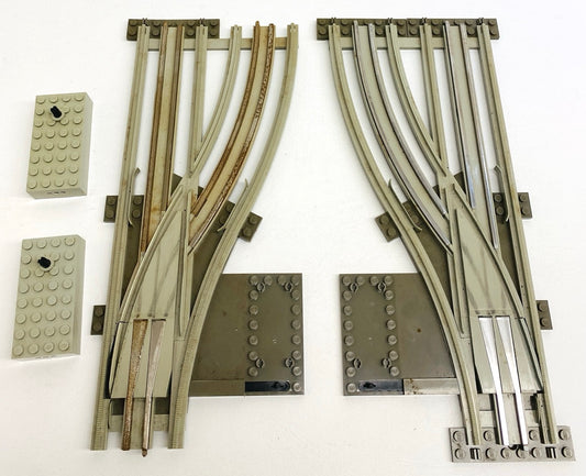 LEGO Trains Vintage 12V Track Switch Points and Remote Control Switch Motor Fun Pack