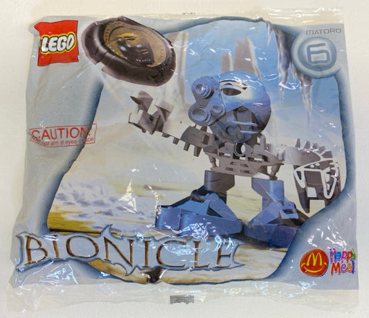 LEGO Bionicle Matoro Set #1393 - Brand New McDonalds Polybag - Rare