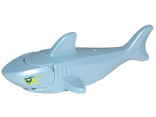 LEGO Hidden Side Animal Sand Blue Shark with Lime Slime Pattern