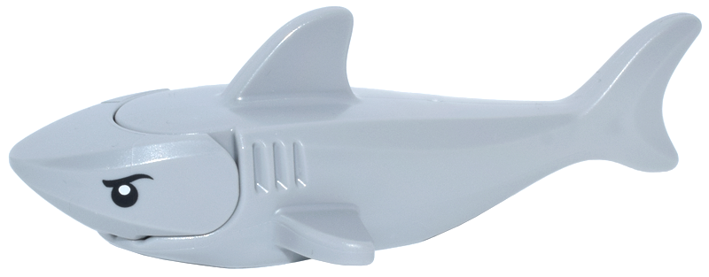 LEGO Animal Light Bluish Grey Shark