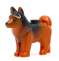 LEGO Animals Dark Orange Husky / Jurassic World Red
