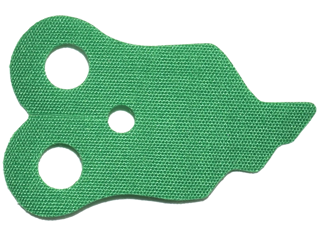 LEGO Ninjago Green Cloth Pauldron for Akronix / Krux Minifigures