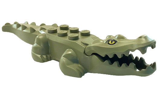 LEGO Animal Crocodile/Alligator Olive Green