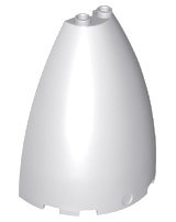 LEGO Star Wars Half Cone 6x3x6 Light Bluish Grey from #75292 Razor Crest