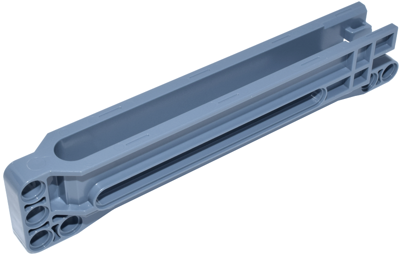 LEGO Technic Gear Rack Housing 1x14x2 Light Bluish Grey