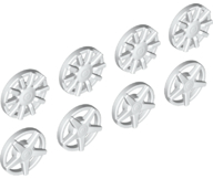 LEGO Speed Champions / City White Wheel Cover BRAND NEW Pack