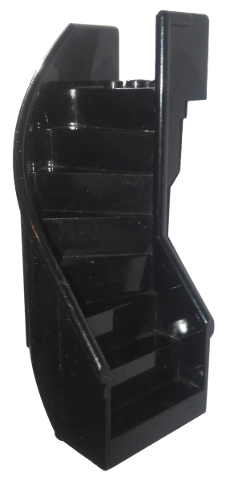 LEGO Black Curved Enclosed Stairs