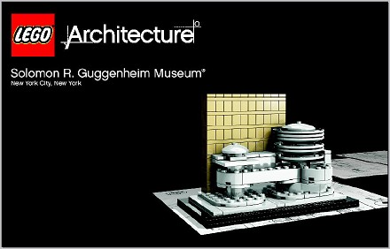 LEGO Architecture Solomon R. Guggenheim Museum Set #21004 Includes Instructions and Box