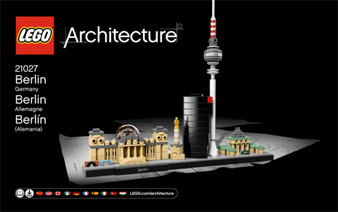 LEGO Architecture Berlin Instructions ONLY for Set #21027