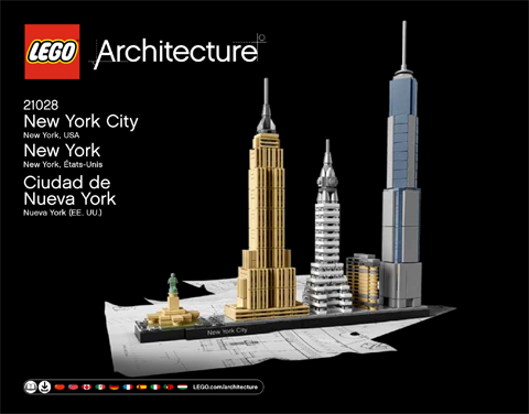 LEGO Architecture New York City Instructions ONLY for Set #21028