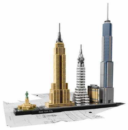 LEGO Architecture New York City Set #21028 Includes Instructions