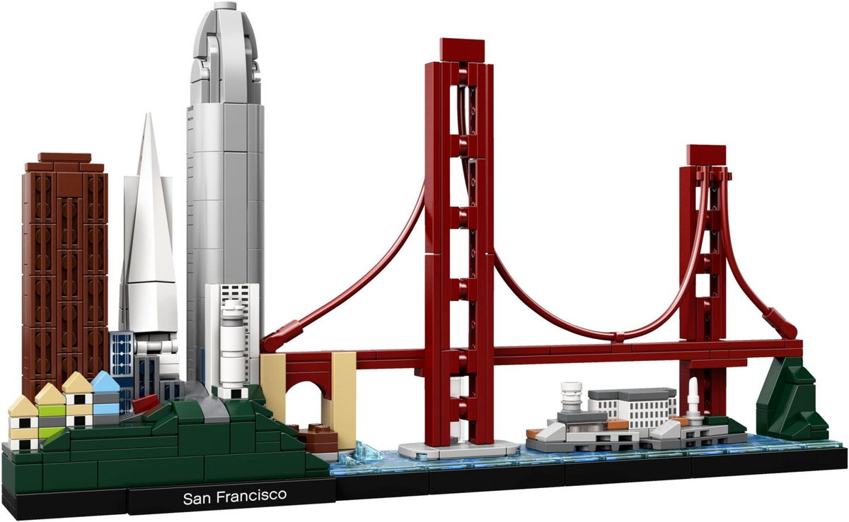 LEGO Architecture San Francisco Set #21043 Includes Instructions