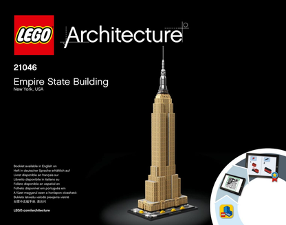 LEGO Architecture Empire State Building Set #21046 - With Instructions