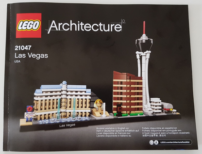 LEGO Architecture Las Vegas Set #21047 Includes Instructions