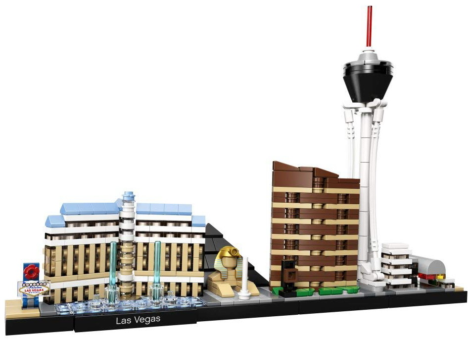 LEGO Architecture Las Vegas Set #21047 Includes Instructions