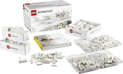LEGO Architecture Studio Create Your Own Architecture Set #21050 Includes Instructions and Box