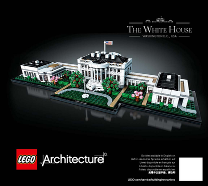 LEGO Architecture The White House Set #21054 Includes Instructions