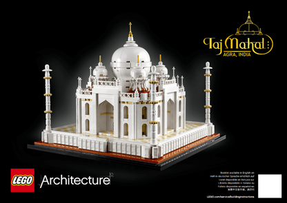 LEGO Architecture Taj Mahal Set #21056 incl Instructions
