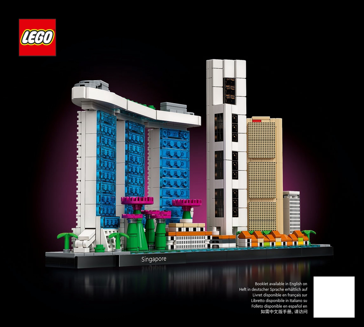 LEGO Architecture Singapore Set #21057 Includes Instructions