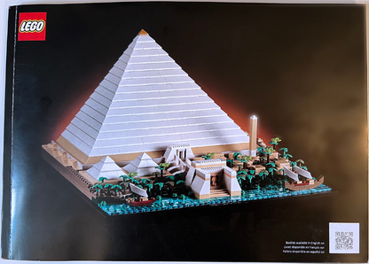 LEGO The Great Pyramid of Giza Set #21058 incl Instructions