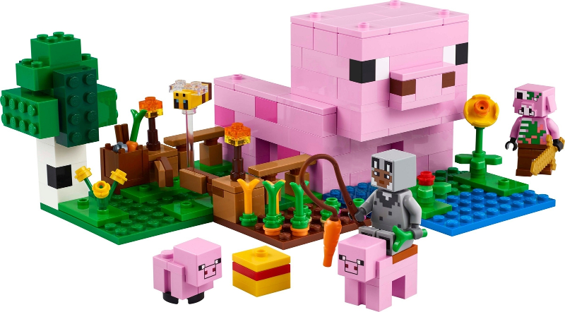 LEGO Minecraft The Baby Pig House Set #21268