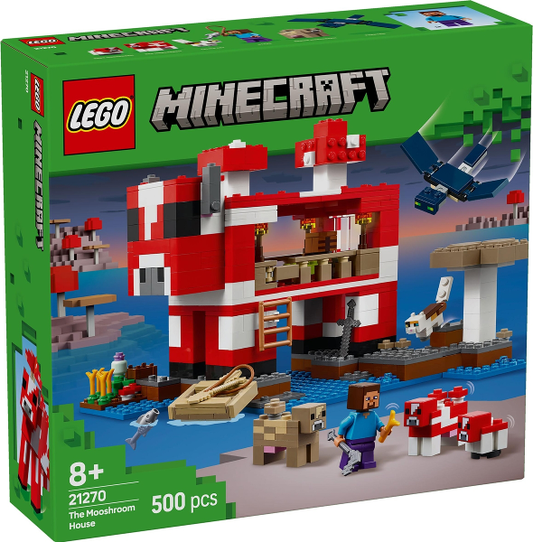 LEGO Minecraft The Mooshroom House Set #21270