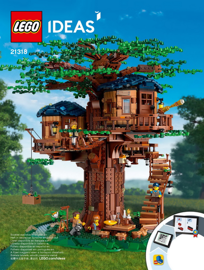 LEGO Ideas Tree House Set #21318 Includes Minifigures and Instructions