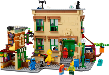 LEGO Ideas 123 Sesame Street Set #21324 Includes Instructions and Minifigures