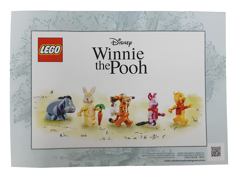 LEGO Ideas Winnie the Pooh Set #21326 Includes Instructions and Minifigures