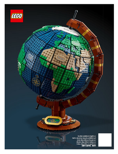 LEGO Ideas The Globe Set #21332 Includes Instructions