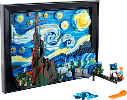 LEGO Ideas The Starry Night Set #21333 Includes Instructions and Minifigure