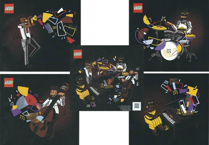 LEGO Ideas Jazz Quartet Set #21334 Includes Instructions