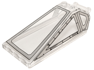 LEGO Star Wars Trans Clear Canopy  / Windscreen for Resistance / Poe's X-Wing Starfighter