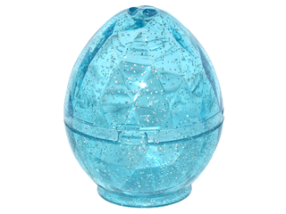 LEGO Elves Glitter Trans Light-Blue Dragon Egg