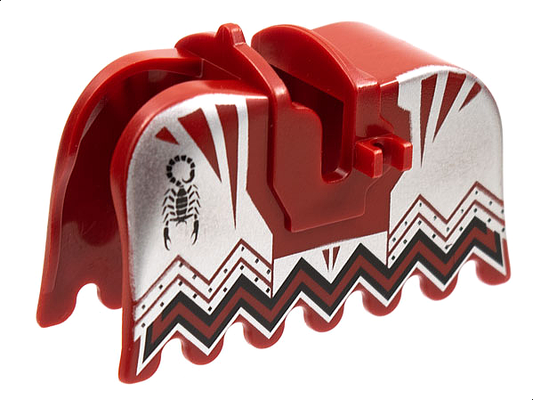 LEGO Castle Dark Red Scorpion Barding