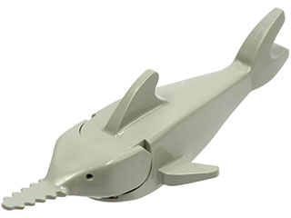 LEGO Animal Sawfish - Light Grey (Old Shade)