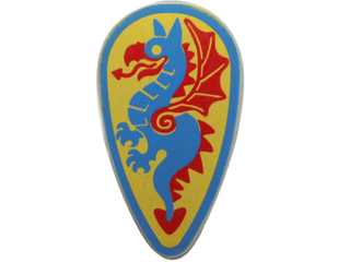 LEGO Castle Vintage Shield Dragon Pattern