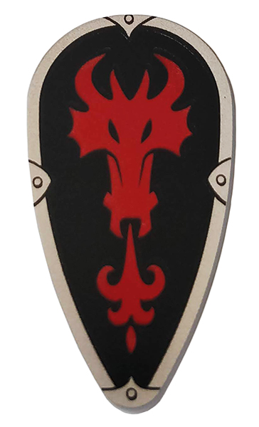 LEGO Castle Shield Dragon Pattern