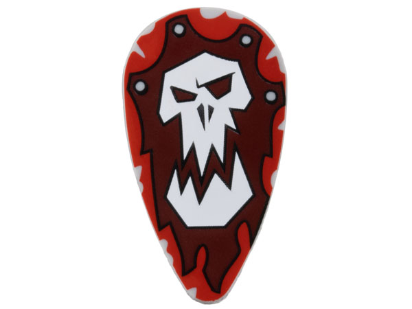 LEGO Castle Shield Troll Skull Pattern