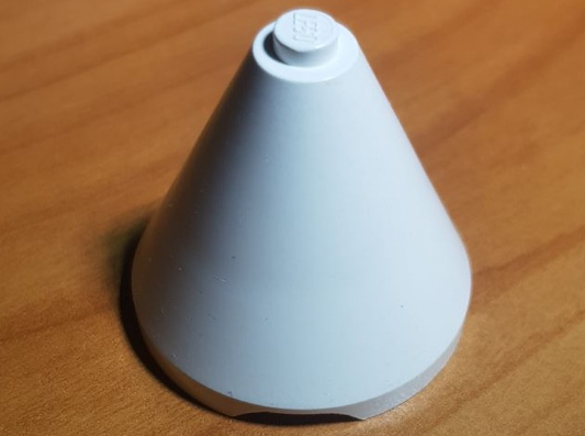 LEGO Vintage White Cone 4 x 4 x 3