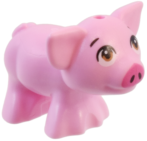 LEGO Animal Bright Pink Pig / Baby Piglet