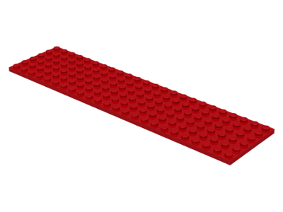 LEGO RARE Vintage Red 6x24 Plate