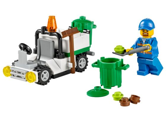 LEGO City Garbage Truck Polybag BRAND NEW Set #30313