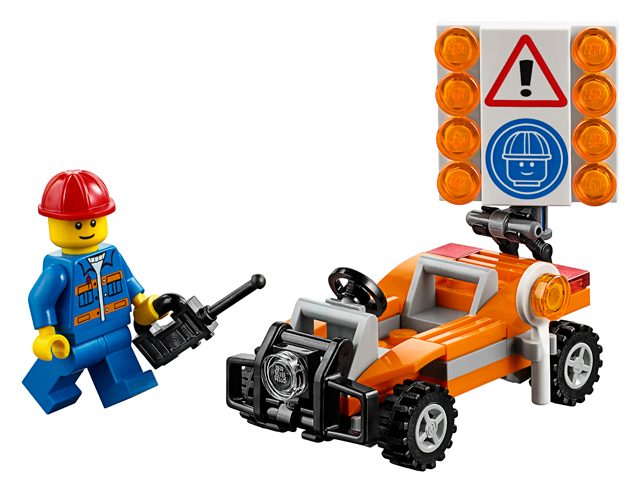 LEGO City Road Worker Polybag BRAND NEW Set #30357