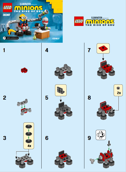 LEGO Minions Bob Minion with Robot Arms Set #30387